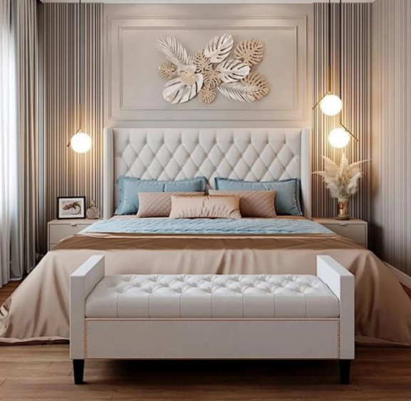 King size bed made of MDF , 160*200*120 cm