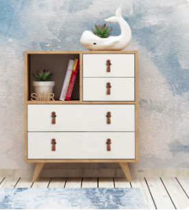 MDF wood storage unit, 70*40*90 cm