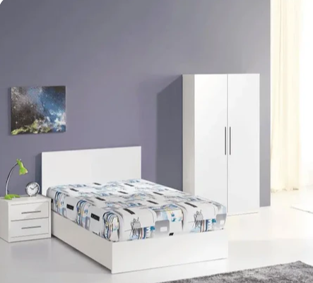 غرفة نوم ، خشب ام دي اف - 3 قطع