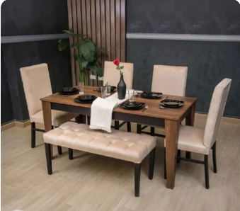 dining set, 6 pieces