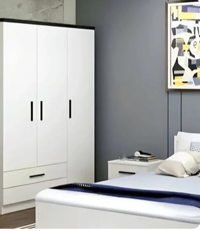 غرفة نوم ، خشب ام دي اف - 3 قطع