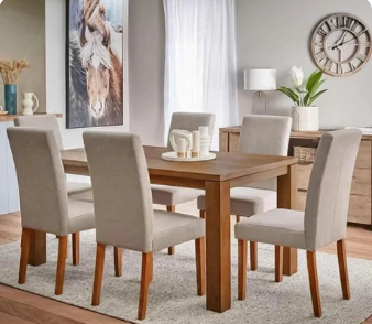 dining set, 7 pieces
