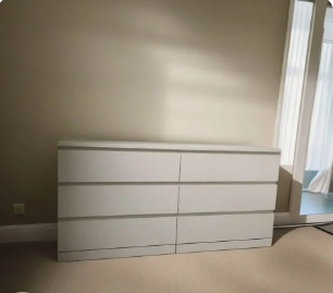 MDF wood storage unit, 140*40*80 cm