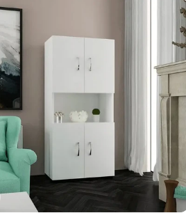 MDF wood storage unit, 80*40*160 cm