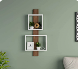 وحدة أرفف ام دي اف، 40*10*90 سم