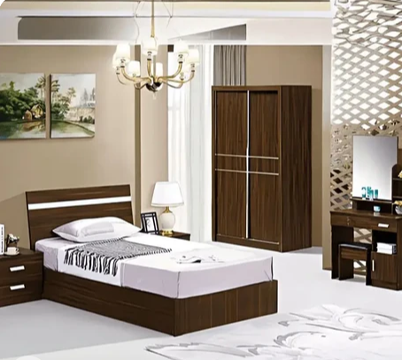 غرفة نوم ، خشب ام دي اف - 5 قطع