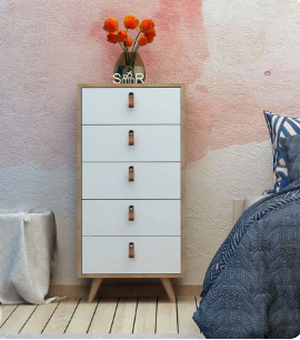 MDF wood storage unit, 50*40*105 cm