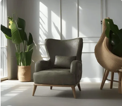 Beech wood chair, 75*75*105 cm
