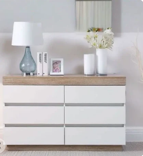 MDF wood storage unit, 120*40*80 cm