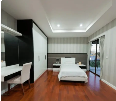 غرفة نوم ، خشب ام دي اف - 4 قطع