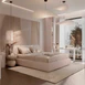Super king size bed made of engineered wood, 180*195*110 cm