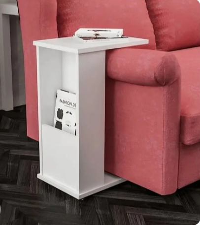 MDF side table, 30*40*63 cm