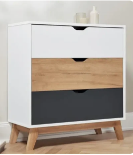 MDF wood drawer unit, 60*40*80 cm