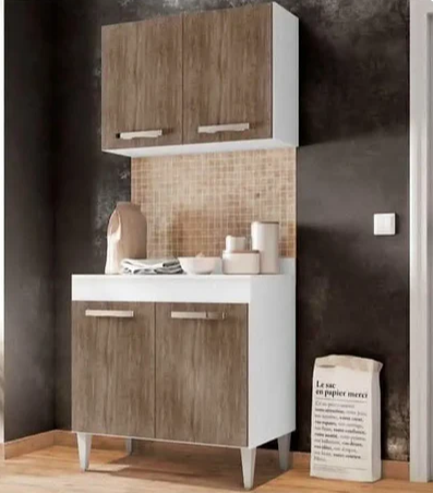 مطبخ مع وحدة علوية ام دي اف اسباني