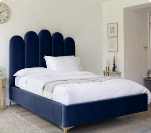 King size MDF bed, 160*200*120 cm