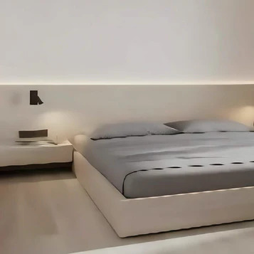 سرير سوبر كينج  مع 2 كومود ، 180*200*120 سم