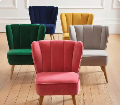 Red beech wood chair 60*70*85 cm
